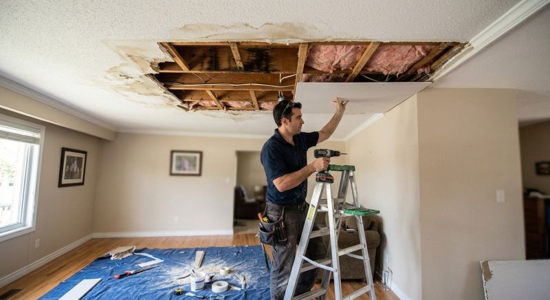 Leaking Ceiling Repair in Santa Rosa, CA